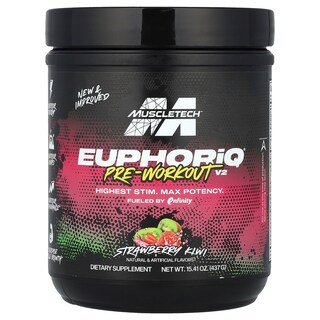 Foto 1 | Foto 1 | Preentrenamiento Muscletech Euphoriq V2 Fresa Kiwi 437 G - Venta Internacional.