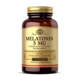 Foto 1 | Foto 1 | Suplemento Solgar Melatonina 5 Mg 120 Pepitas Veganas Kosher