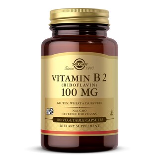 Foto 1 | Foto 1 | Suplemento Solgar De Vitamina B2 (riboflavina) 100 Mg 100 Cápsulas