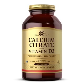 Foto 1 | Foto 1 | Suplemento De Citrato De Calcio Solgar Con Vitamina D3 240 Tabletas