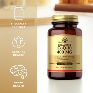 Foto 2 | Foto 2 | Suplemento Solgar Megasorb Coq-10 400 Mg 30 Cápsulas Blandas