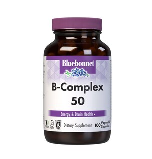Foto 1 | Foto 1 | Suplemento Bluebonnet Nutrition B Complex 50 100 Cápsulas