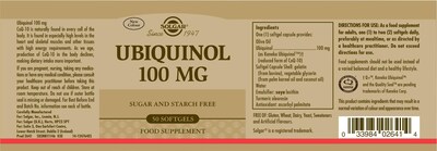 Foto 3 | Foto 3 | Suplemento Solgar Ubiquinol 100 Mg 50 Cápsulas Blandas Antioxidante Avanzado