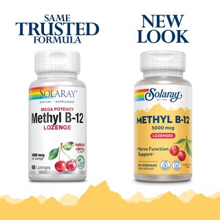 Foto 2 | Foto 2 | Suplemento Solaray Metil B12 Cereza 5000 Mcg 60 Unidades