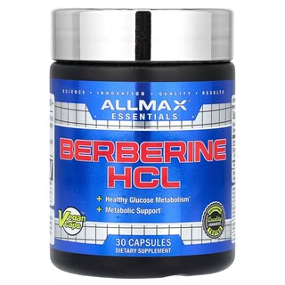 Foto 1 | Foto 1 | Suplemento Allmax Essentials Berberine Hcl 500 Mg 30 Cápsulas Veganas - Venta Internacional.