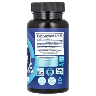 Foto 2 | Foto 2 | Suplemento De Extracto De Frijol Blanco Phytoral 600 Mg 60 Cápsulas - Venta Internacional.