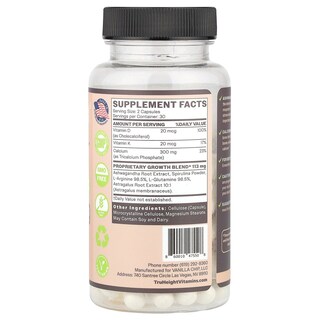 Foto 2 | Foto 2 | Suplemento Multivitamínico Truheight Growth Para Mayores De 5 Años 60 Cápsulas - Venta Internacional.