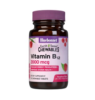 Foto 1 | Foto 1 | Tabletas Masticables De Vitamina B12 Bluebonnet 2000 Mcg 90 Tabletas