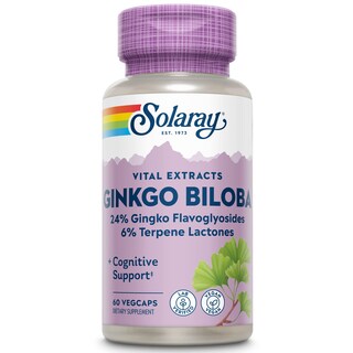 Foto 1 | Foto 1 | Suplemento Solaray De Extracto De Ginkgo Biloba 60 Mg 60 Unidades