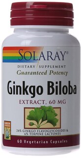 Foto 2 | Foto 2 | Suplemento Solaray De Extracto De Ginkgo Biloba 60 Mg 60 Unidades