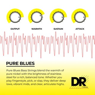 Foto 3 | Foto 3 | Cuerdas Para Bajo Eléctrico Dr Strings Pure Blues Victor Wooten Signature 40-95 - Venta Internacional.