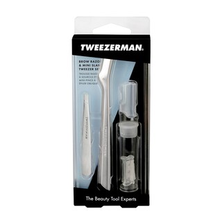 Foto 5 | Foto 5 | Set De Maquinilla De Afeitar Y Minipinzas Para Cejas Tweezerman De Acero Inoxidable - Venta Internacional.