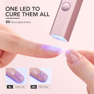 Foto 5 | Foto 5 | Lámpara De Uñas Gaoy Mini Luz Uv Inalámbrica Con Pantalla Lcd Con Soporte - Venta Internacional.