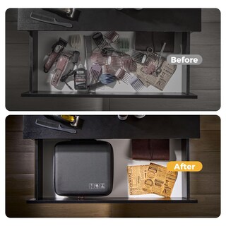 Foto 5 | Foto 5 | Estuche Organizador De Herramientas De Barbero Procase Tamaño Grande Para Cortaúñas Color Negro - Venta Internacional.