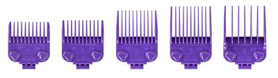 Foto 1 | Foto 1 | Juego De Protectores Clipper Andis Og Master Con Doble Imán Paquete De 5 Unidades Color Morado - Venta Internacional.
