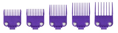 Foto 2 | Foto 2 | Juego De Protectores Clipper Andis Og Master Con Doble Imán Paquete De 5 Unidades Color Morado - Venta Internacional.