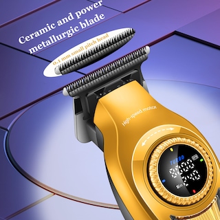 Foto 2 | Foto 2 | Recortadora De Barba Kemei 1677 Para Hombre Con Pantalla Led Inalámbrica - Venta Internacional.