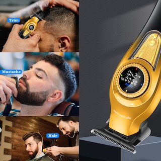 Foto 6 | Foto 6 | Recortadora De Barba Kemei 1677 Para Hombre Con Pantalla Led Inalámbrica - Venta Internacional.