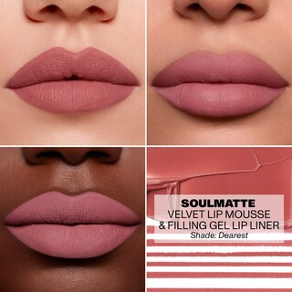 Foto 4 | Foto 4 | Pintalabios Morphe Soulmatte Velvet Lip Mousse Dearest 3 6 Ml - Venta Internacional.