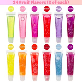 Foto 2 | Foto 2 | Set De Brillos Labiales Expressions 24 Unidades Saborizados Con Funda De Transporte - Venta Internacional.