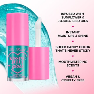Foto 5 | Foto 5 | Gloss De Labios Too Face Kissing Jelly Hidratante 4 5 Ml Color Melocotón - Venta Internacional.