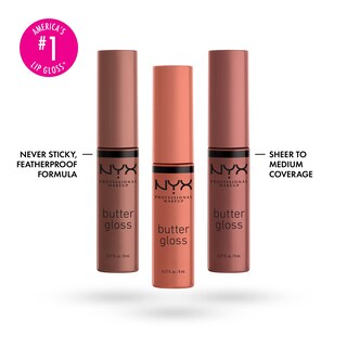 Foto 2 | Foto 2 | Brillo De Labios Nyx Professional Makeup Butter Gloss Brown Sugar - Venta Internacional.