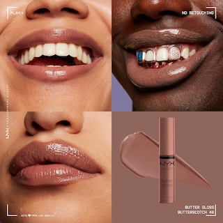 Foto 5 | Foto 5 | Brillo De Labios Nyx Professional Makeup Butter Gloss Brown Sugar - Venta Internacional.