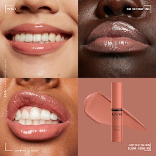 Foto 6 | Foto 6 | Brillo De Labios Nyx Professional Makeup Butter Gloss Brown Sugar - Venta Internacional.