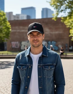 Foto 4 | Foto 4 | Gorra Tommy Hilfiger Th Clasico Logo Flag Ajustable Negro Unisex