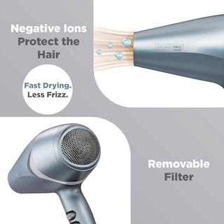 Foto 6 | Foto 6 | Secador De Pelo Conair Infinitipro Quick Style & Shine 1875w Azul - Venta Internacional.