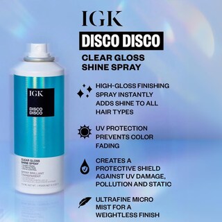Foto 3 | Foto 3 | Shine Spray Igk Disco Disco Clear Gloss Tamaño De Viaje 60 Ml X2 - Venta Internacional.