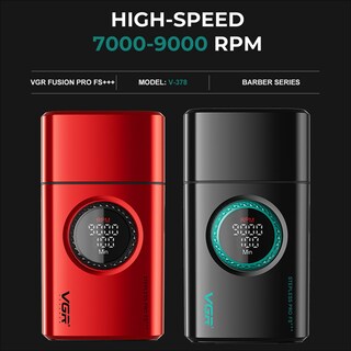 Foto 2 | Foto 2 | Afeitadora Eléctrica Vgr 378 De Triple Hoja Flotante Para Hombre Color Rojo - Venta Internacional.