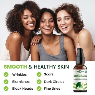 Foto 2 | Foto 2 | Aceite De Moringa Pura Vida Moringa 100% Orgánico Para Rostro Cabello Y Uñas - Venta Internacional.