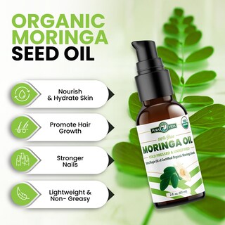 Foto 3 | Foto 3 | Aceite De Moringa Pura Vida Moringa 100% Orgánico Para Rostro Cabello Y Uñas - Venta Internacional.