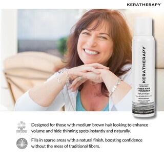 Foto 6 | Foto 6 | Espray Espesante Para El Cabello Keratherapy Perfect Match Medium Brown - Venta Internacional.