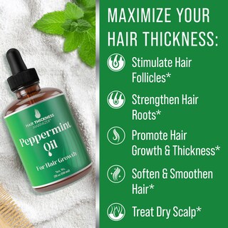 Foto 3 | Foto 3 | Aceite Para El Crecimiento Del Cabello Maximizador Del Grosor Del Cabello Menta 60 Ml - Venta Internacional.