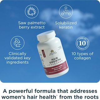 Foto 2 | Foto 2 | Suplemento Ancient Nutrition Para El Crecimiento Del Cabello Con Colágeno 60 Cápsulas - Venta Internacional.