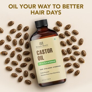 Foto 4 | Foto 4 | Botella De Vidrio De 120 Ml De Aceite De Ricino Botanic Hearth 100% Puro - Venta Internacional.