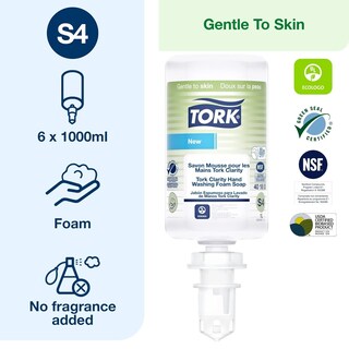 Foto 4 | Foto 4 | Jabón De Manos En Espuma Tork Clarity S4 6 X 1 L 99% De Origen Natural - Venta Internacional.