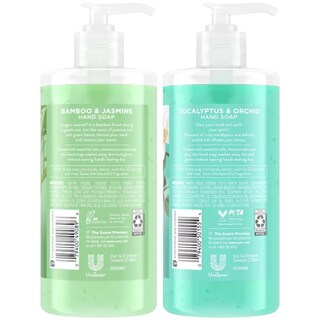 Foto 2 | Foto 2 | Jabón De Manos Suave Bamboo & Jasmine + Eucalipto Y Orquídea 400 Ml X2 - Venta Internacional.