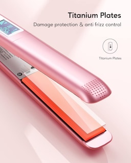 Foto 3 | Foto 3 | Plancha Plana Para Alisar El Cabello Wavytalk Salon Con Planchas De Titanio - Venta Internacional.