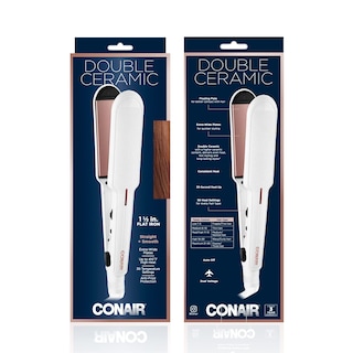 Foto 7 | Foto 7 | Plancha Doble De Cerámica Conair De 1.5 Pulgadas Blanca - Venta Internacional.