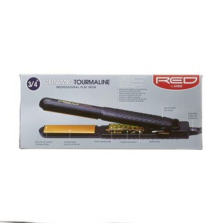 Foto 3 | Foto 3 | Turmalina De Cerámica Roja Flat Iron Kiss De 0.75 Pulgadas 450 °c - Venta Internacional.