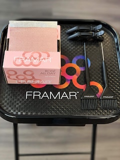 Foto 6 | Foto 6 | Láminas Para El Cabello Framar Rosé Para Resaltar 500 Hojas Desplegables - Venta Internacional.