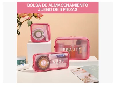 Foto 2 | Foto 2 | 3pcs Cosmetiquera Xtellar Neceser Estuches