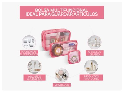 Foto 3 | Foto 3 | 3pcs Cosmetiquera Xtellar Neceser Estuches