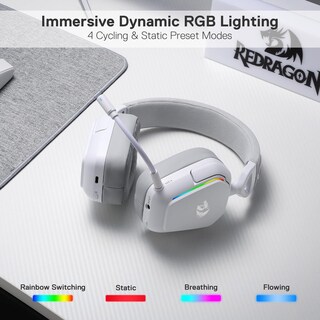 Foto 6 | Foto 6 | Auriculares Inalámbricos Para Juegos Redragon H868 Rgb 7.1 Surround - Venta Internacional.