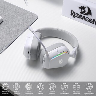 Foto 7 | Foto 7 | Auriculares Inalámbricos Para Juegos Redragon H868 Rgb 7.1 Surround - Venta Internacional.