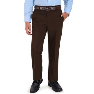 Foto 1 | Foto 1 | Pantalón De Vestir Yale Boys Regular Fit (boxer) 0342 Café