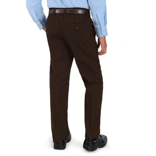 Foto 2 | Foto 2 | Pantalón De Vestir Yale Boys Regular Fit (boxer) 0342 Café